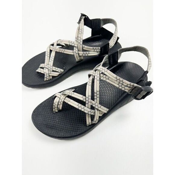 Chaco Women’s Sz 10 ZX2 Sandals Vibram Soles Light Beam Grey - Picture 1 of 5